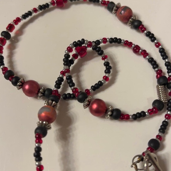 beaded ethereal necklace - Picture 4 of 4